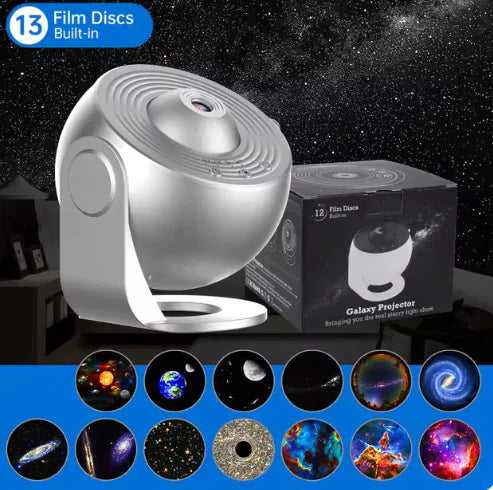 Galaxy Projector Night Light – 360° Rotating Starry Sky Lamp for Kids, Bedroom Decor, and Gifts