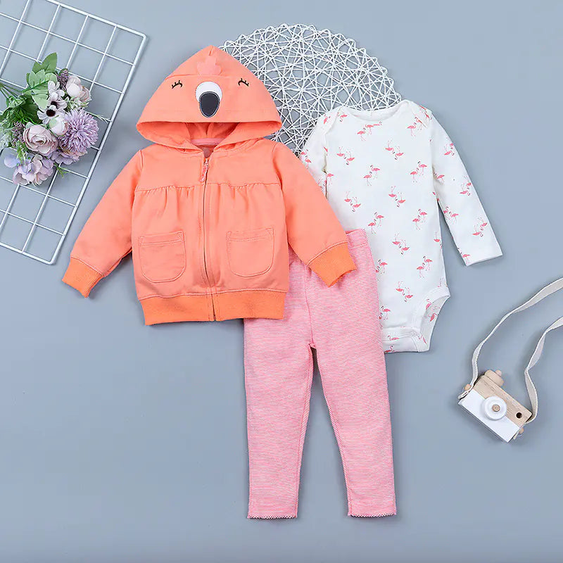 Autumn Infant Leisure 3-Piece Set with Zipper Jacket