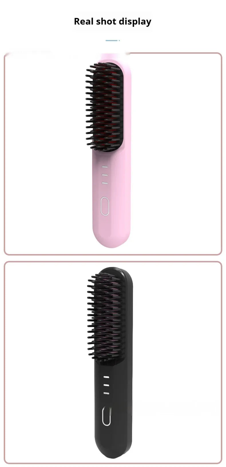 Dual-Purpose  Rolling and Straightening Brush