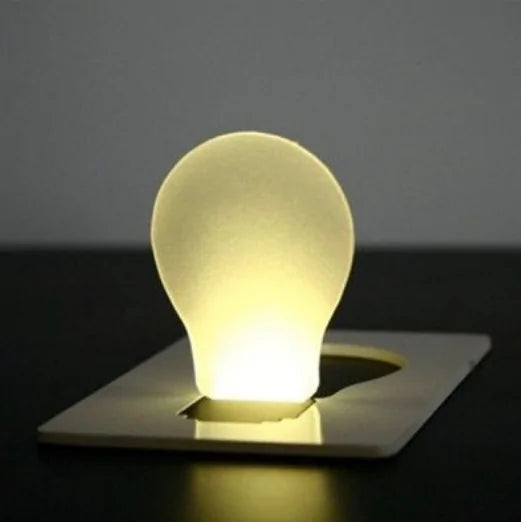 LED Hero  Folding Card Bulb Lamp