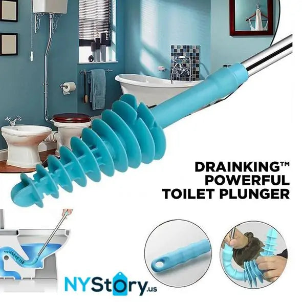 DrainKing? Powerful Toilet Plunger