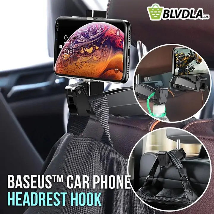 Baseus Car Phone Headrest Hook