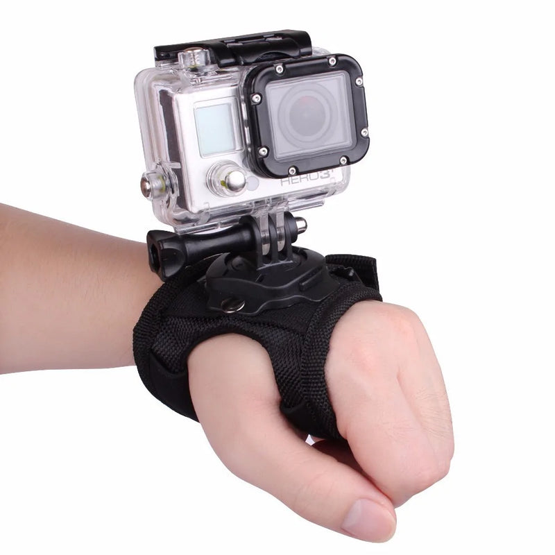 Easttowest 360 Degree Rotation Hand Strap Wrist Belt Mount for Go Pro Hero 6 5 4 3 Xiaomi Yi Sjcam Sj4000 Sj5000 Action Camera