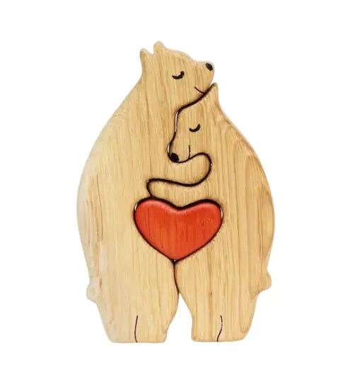 Wooden Bear Family Puzzle