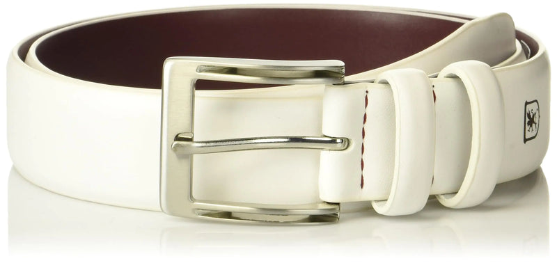 Stacy Adams Mens Russell Belt White 36