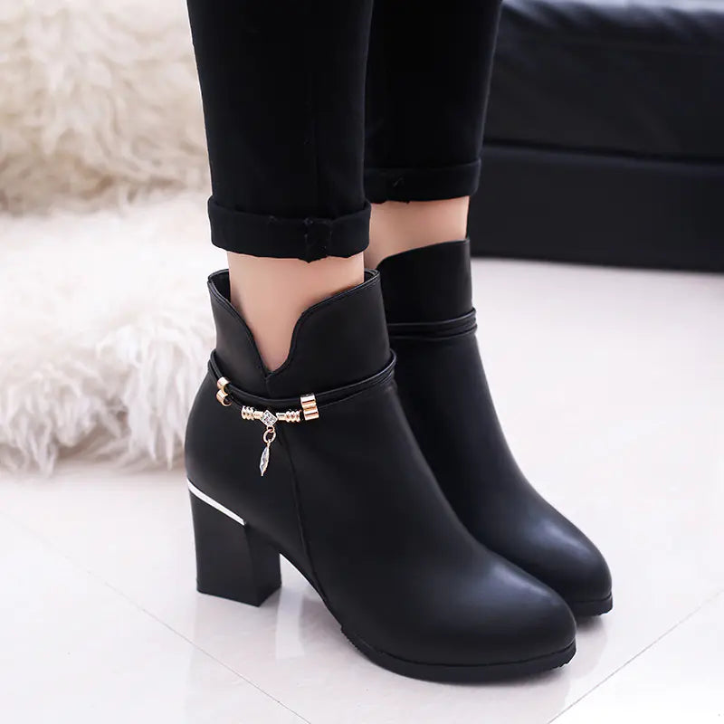 Chunky Heel Women&