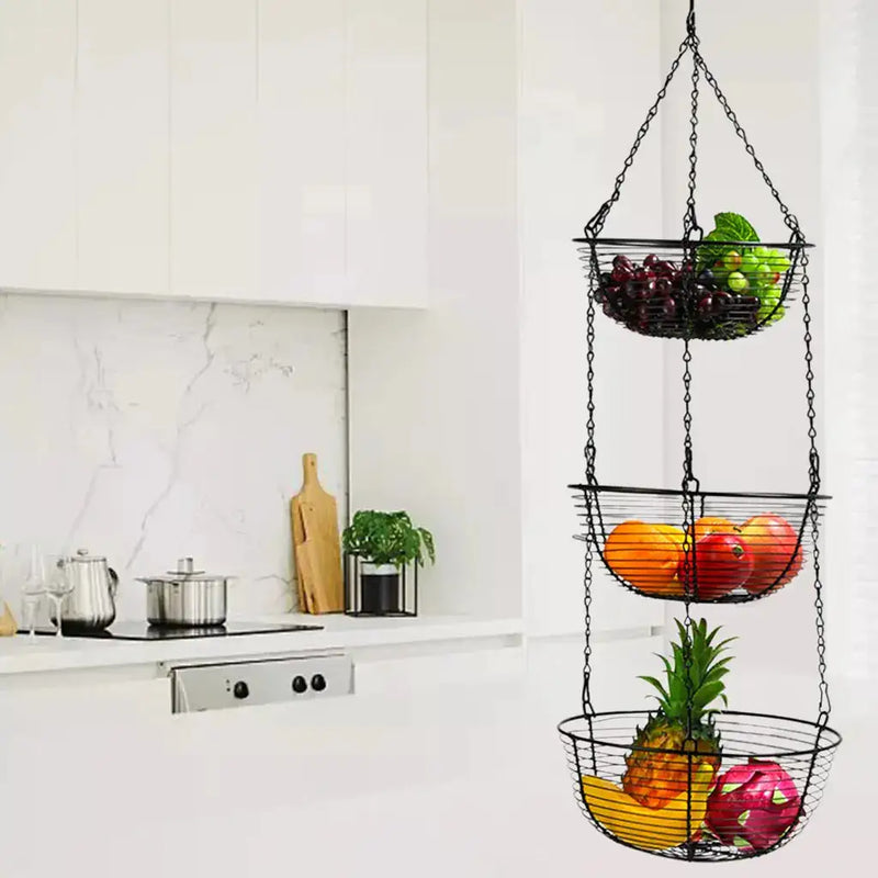 3-Tier Hanging Fruit Basket