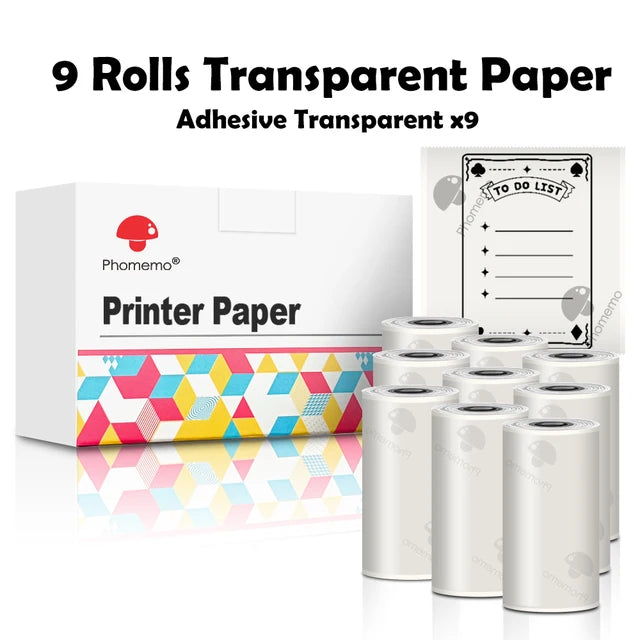 Transparent Self-Adhesive Label Rolls