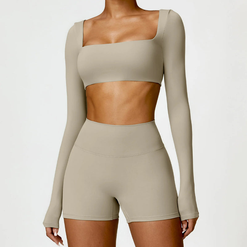 Winter Nude Feel Tight Yoga Suit