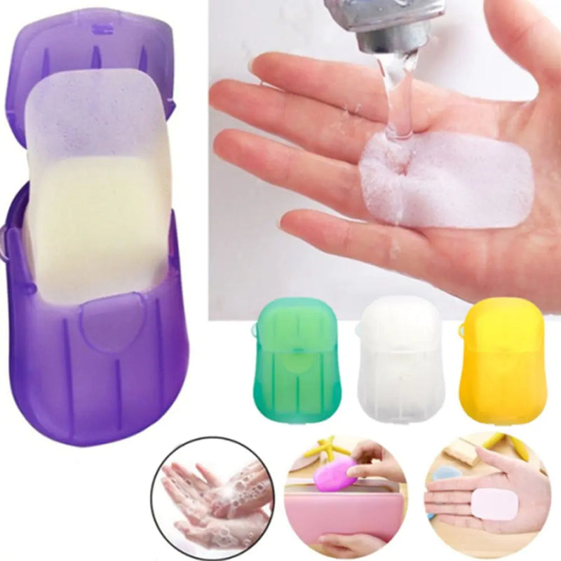 Portable Small Soap Box Paper Hand Washing