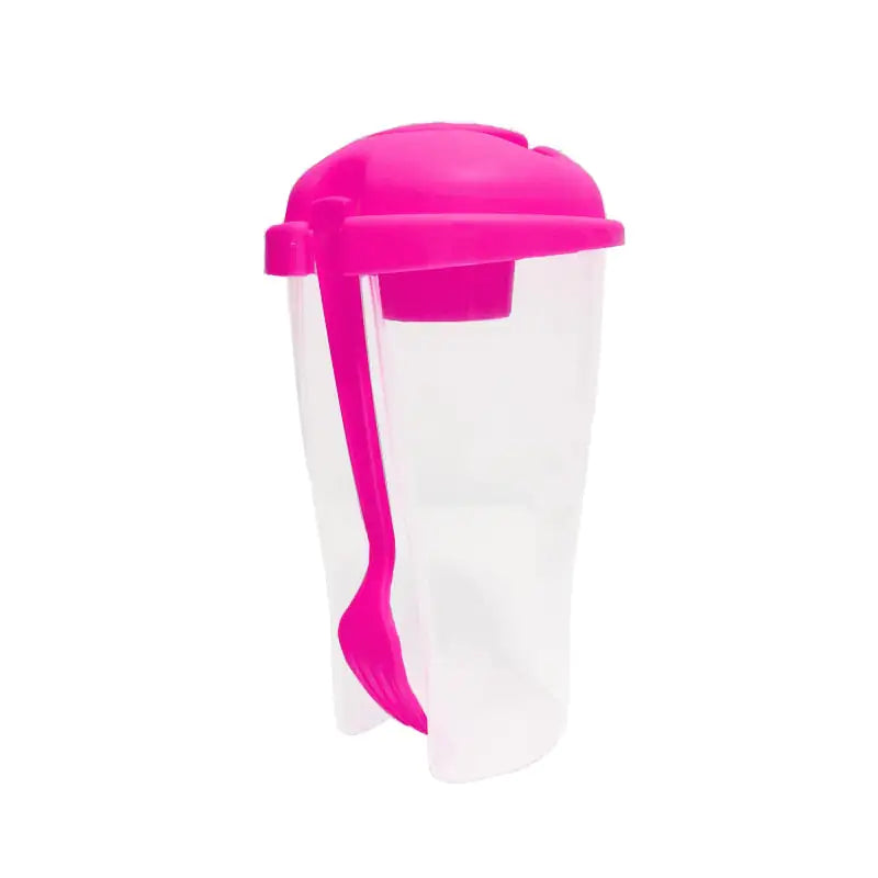 Cup Container with Fork Set