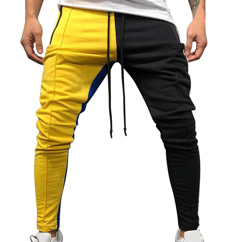 Casual Solid Patchwork Pants