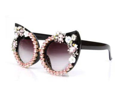 Floral Cat Eyes Sunglasses