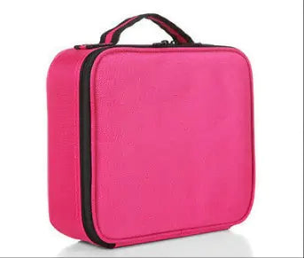 Versatile Travel Cosmetic Bag With Adjustable Dividers