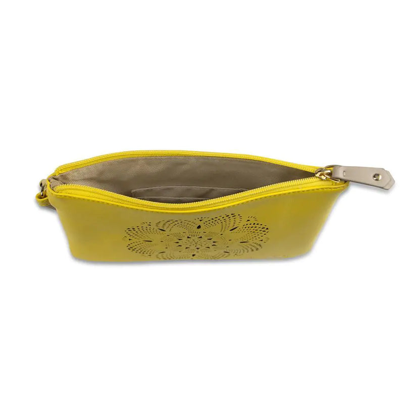 Leather PractiPouch Medium -Lemon