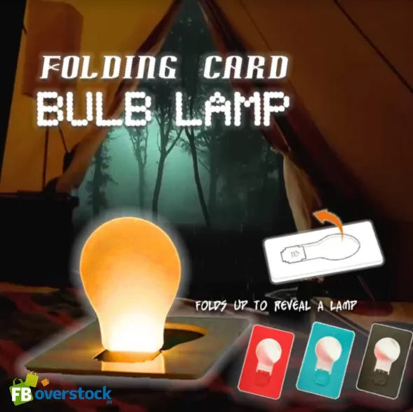 LED Hero  Folding Card Bulb Lamp