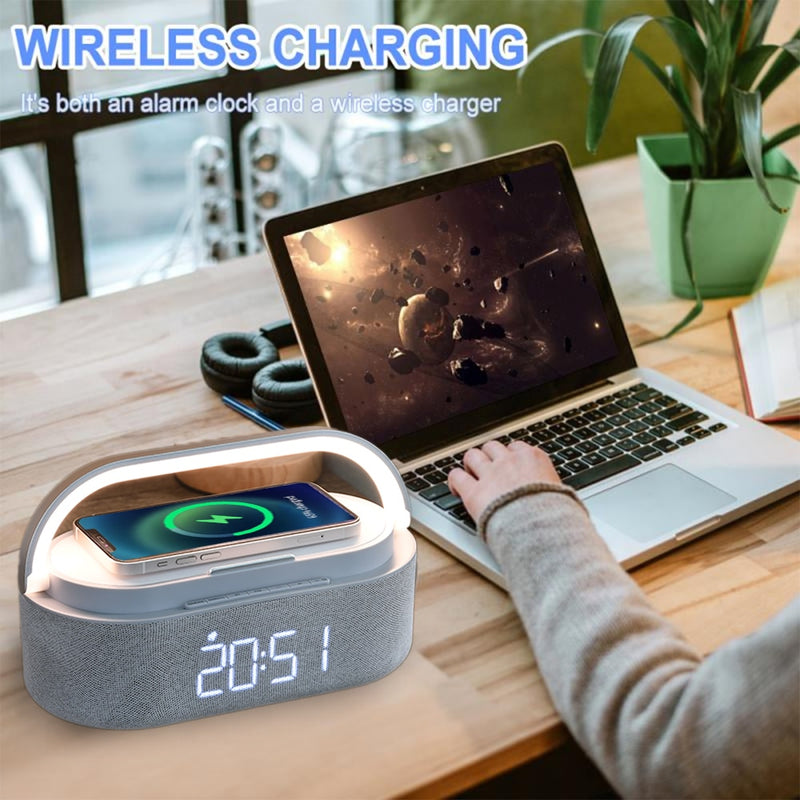 Wireless Charging Pad Alarm Clock