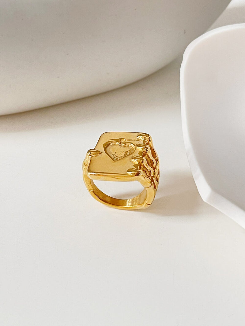 Gold Plated Magic Book Ring