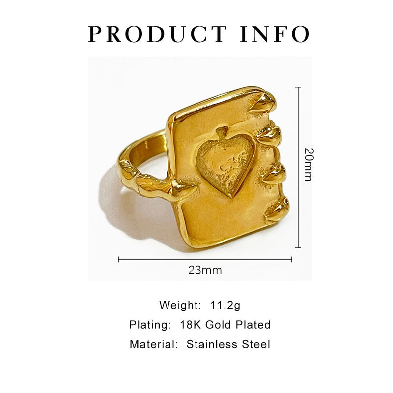 Gold Plated Magic Book Ring