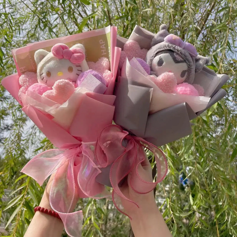 Plush Dolls  Flower Bouquet