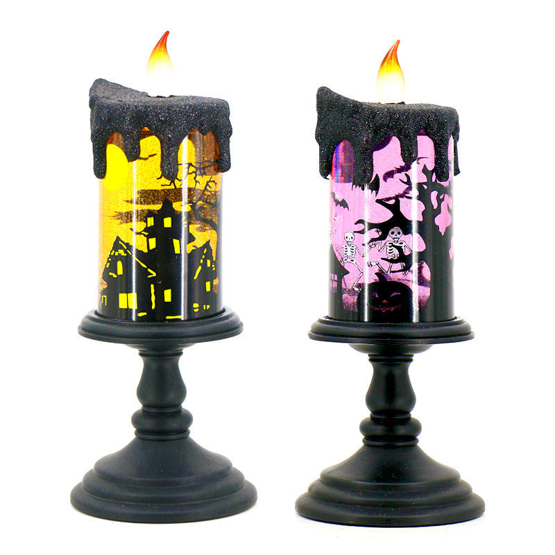 Halloween Skull Candle