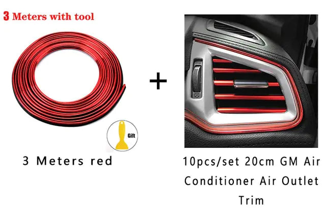 Flexible Car Moulding Decoration Strips